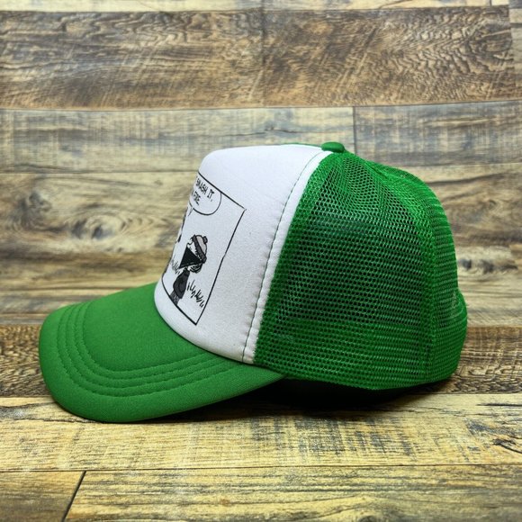If You Can't Smash It Set It On Fire Trucker Hat Green Snapback Anarchy Ball Cap - Picture 4 of 8